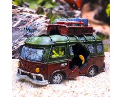 Stevige Hars Berg Rots Grot voor Aquarium Decoratie - Schuilplaats voor Vissen en Betta's