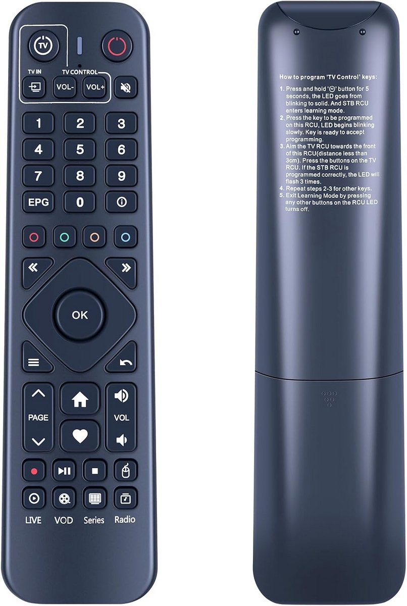 Universele Vervangende IR Afstandsbediening voor Android TV Box & Media Players