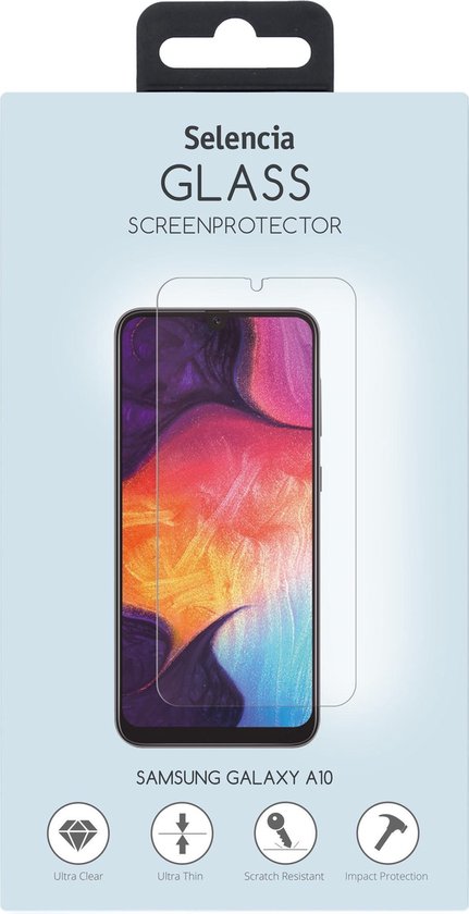Selencia Screenprotector Geschikt voor Samsung Galaxy A10 Tempered Glass - Selencia Gehard Glas Screenprotector - Selencia
