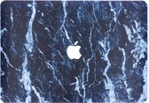 Design Hardshell Cover hoesje voor MacBook Air 13.3 inch (2018) - Marmer Zwart