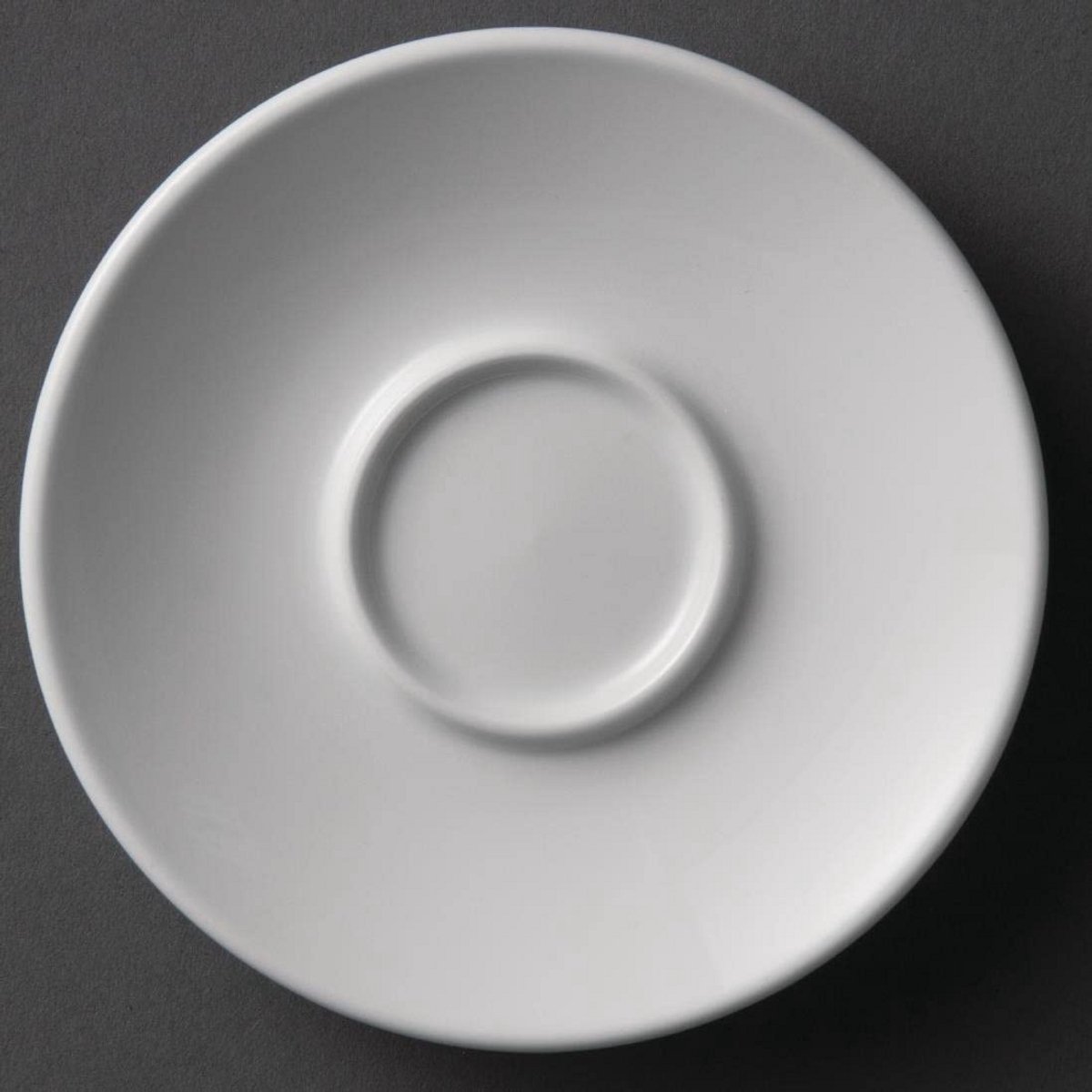 Espresso kopjes en schotels - witte set 120 mm