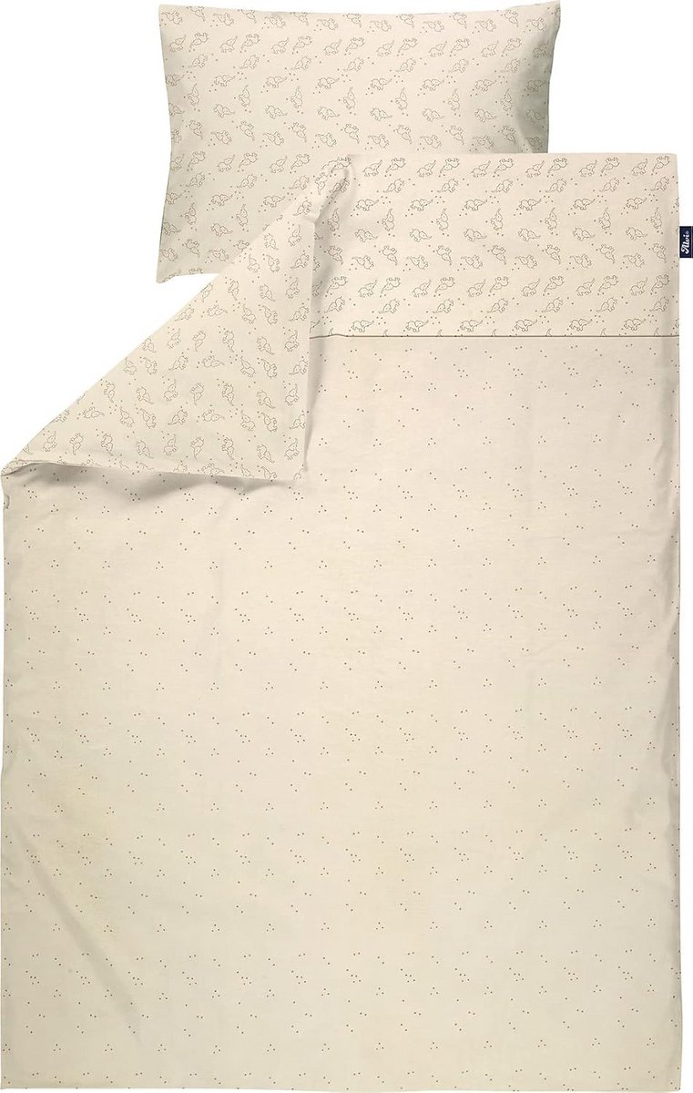 Baby Beddengoed Katoen Dekbedovertrek en Kussensloop Sterren - 100x135 / 40x60 cm