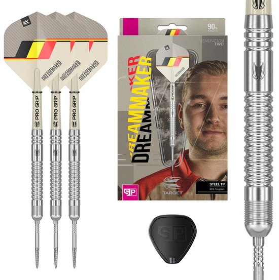 Target Dimitri van den Bergh G2 SP 90% - Dartpijlen - 23 Gram van Target — afbeelding 5