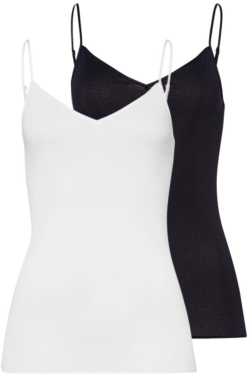 Hanro Dames spaghettitop 2 pack Cotton Seamless