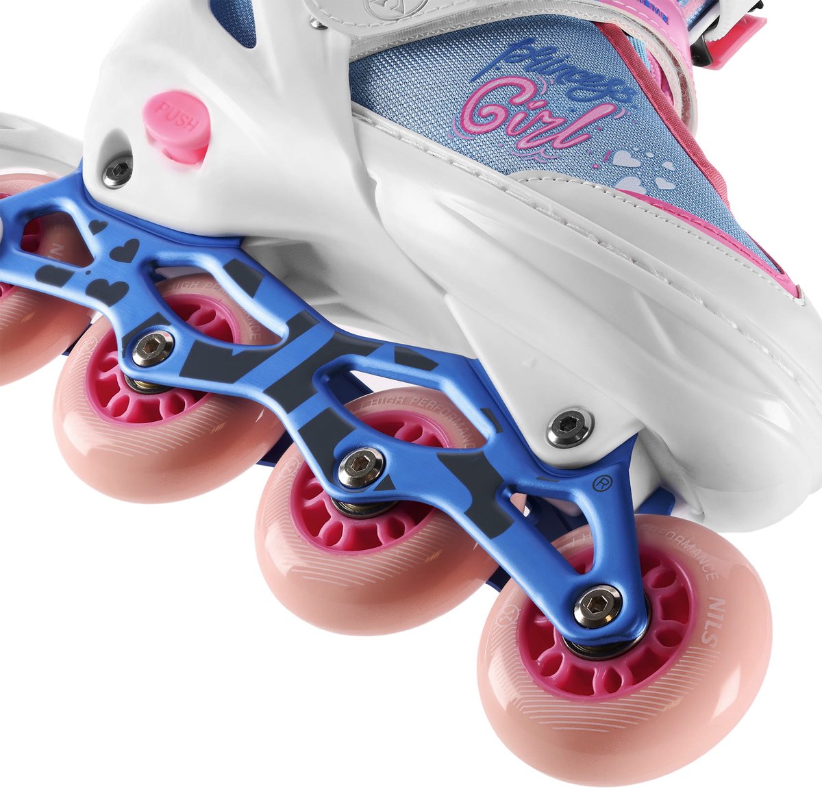 Nils Extreme Princess Recreatieve Inlineskates – 31-34 Wit