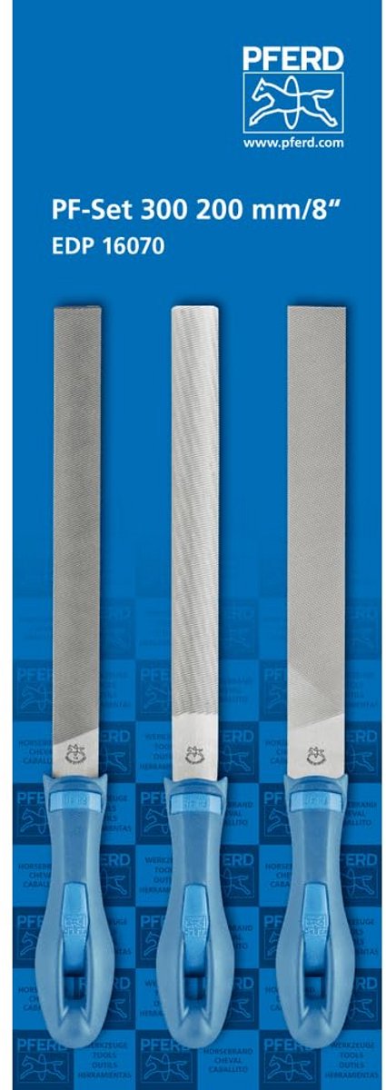 Set van 3 Vijlen 20.3 cm voor Thuisgebruik en Hobby