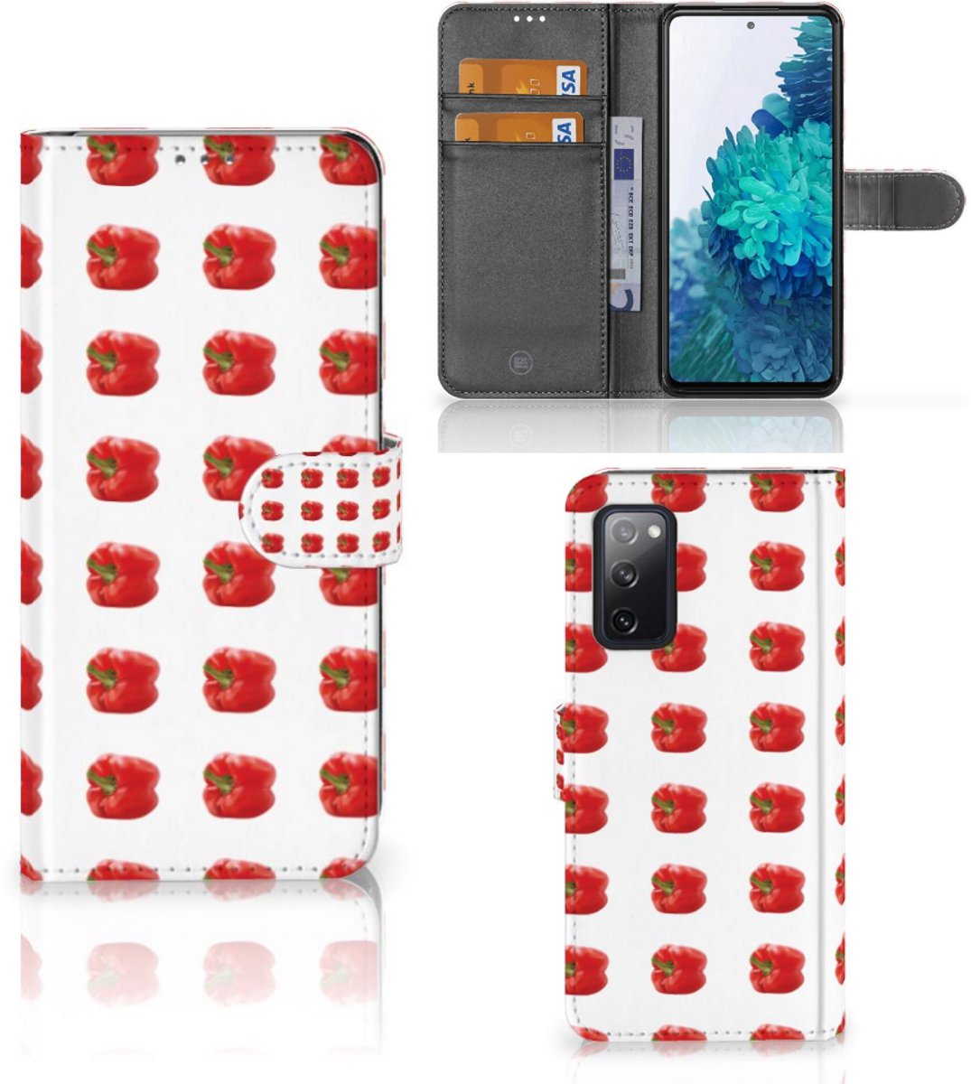 Samsung Galaxy S20 FE Book Cover Paprika Red