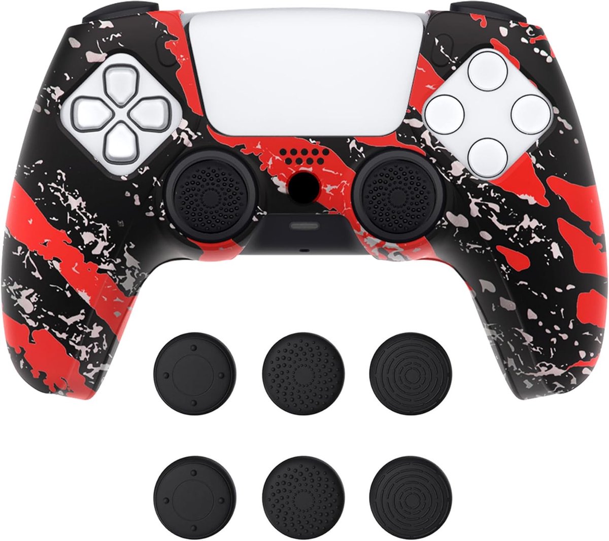 Silicone Grip Hoes voor PS5 Controller - Antislip en Comfortabel