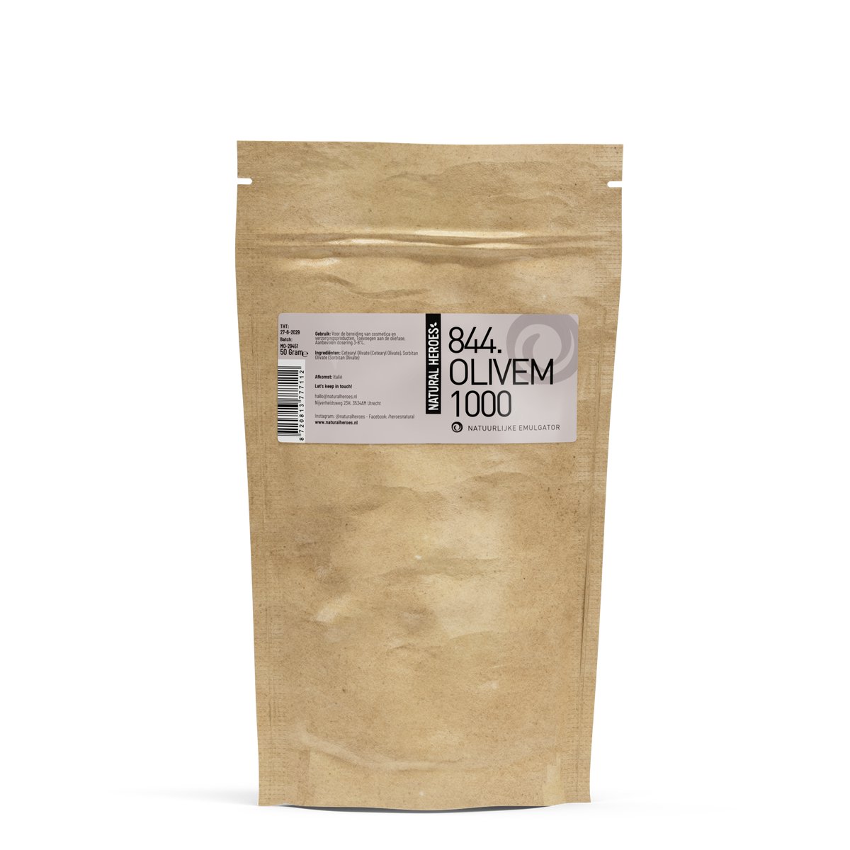 Natural Heroes - Natuurlijke Emulgator (Olivem 1000) 50 gram