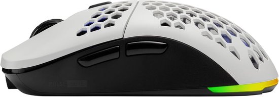 Lichte RGB Draadloze Gaming Muis met Verwisselbare Honingraat Schalen — afbeelding 5