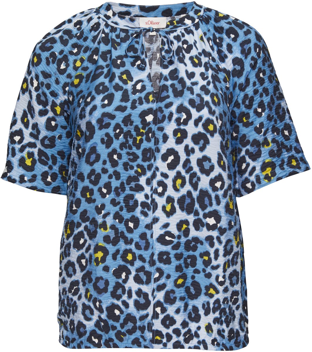 s.Oliver - female - Blouse van gestructureerde viscose