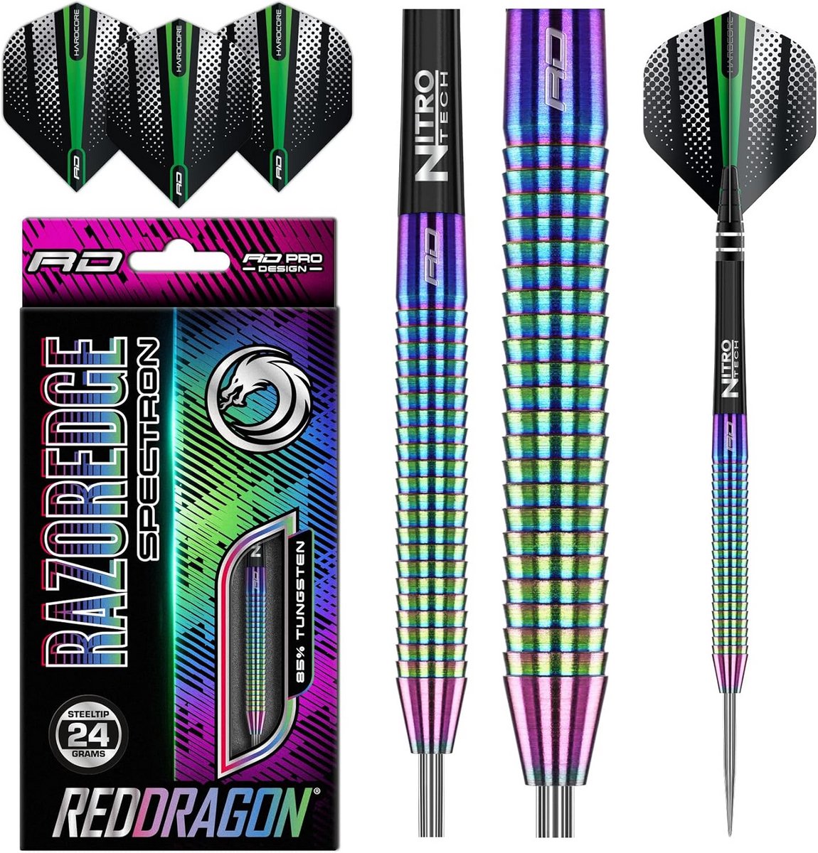 Professionele Tungsten Dartpijlen 20g, 22g, 24g of 26g met Vleugels en Schachten