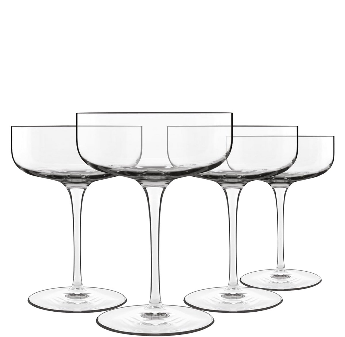 Champagne en Cocktailschaal Set van 4 - 0,30 Liter