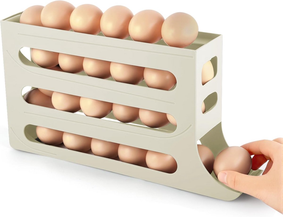 Eierdoos voor koelkast - Eierhouder - Voor 15 eieren - Organizer