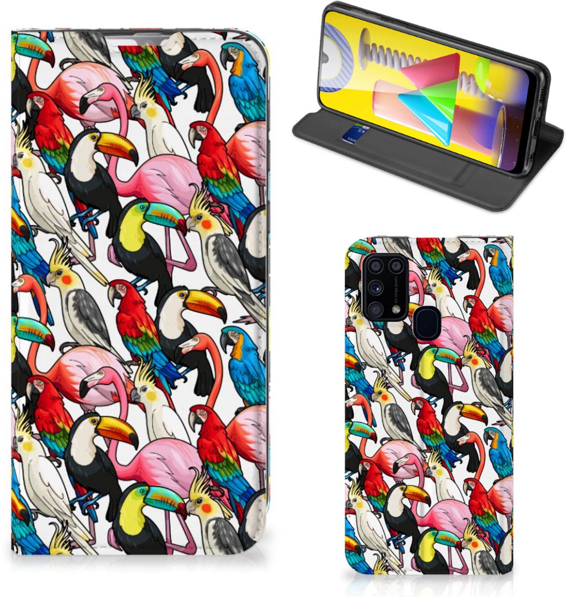 Samsung Galaxy M31 Hoesje maken Birds