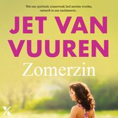 Boekcover "Zomerzin" van Jet van Vuren met een vrouw in profiel.