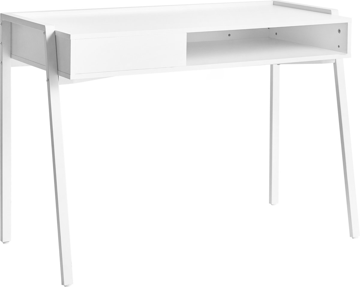 Beliani KOFOTEN - Bureau - Wit - 107 x 48 cm - Vezelplaat
