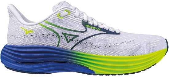 Mizuno Wave Rider 29 heren Wit/Geel/Blauw