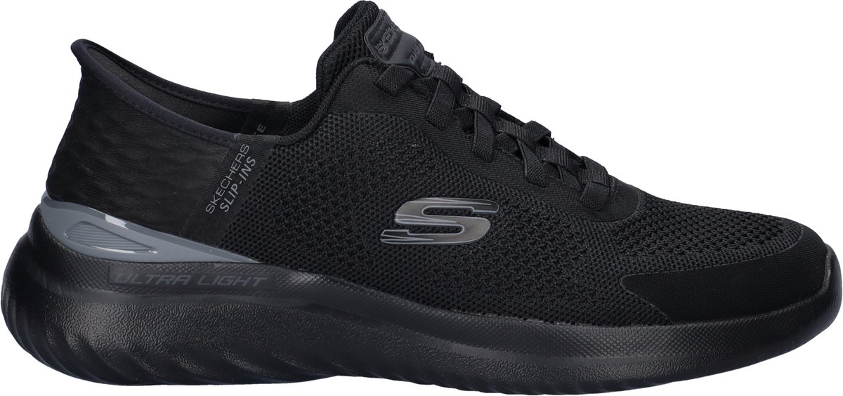 Skechers Bounder 2.0 heren instapschoen - Zwart zwart - Maat 45