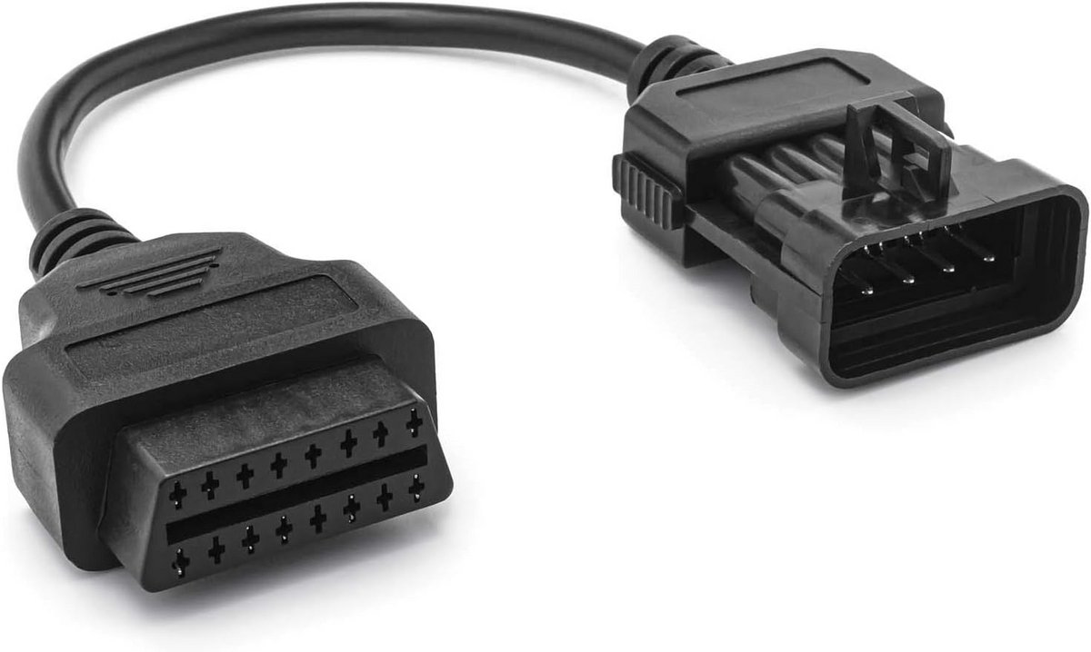 OBD2 Diagnosekabel Adapter 10 Pin naar 16 Pin voor Oudere Opel Voertuigen