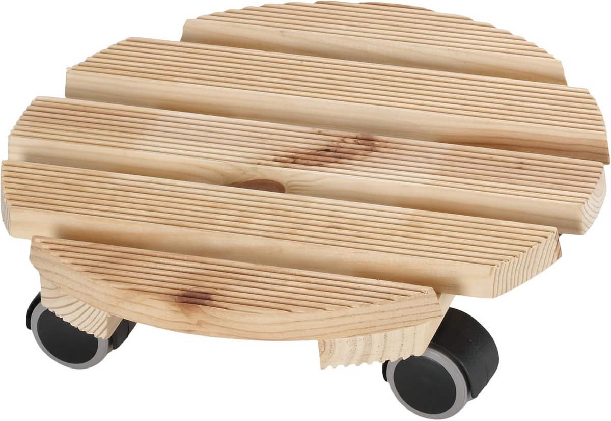 Ronde Plantenroller 30 cm - 75kg Draagvermogen voor Gevoelige Vloeren