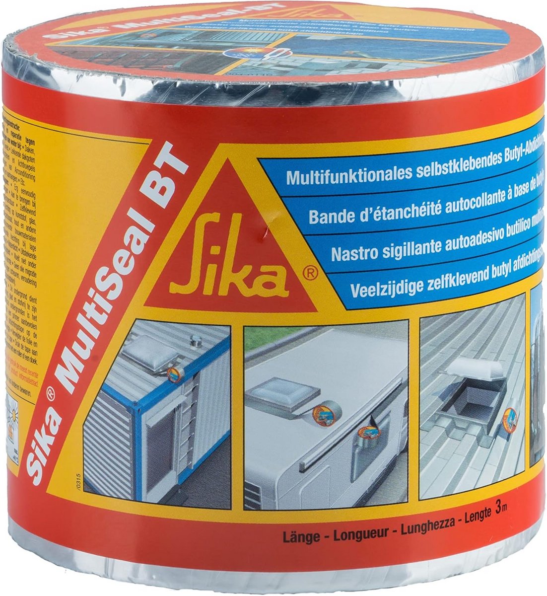 Zelfklevende Afdichtingsband Aluminium 10m x 100mm voor Snelle Waterdichte Reparatie Dak en Gevel
