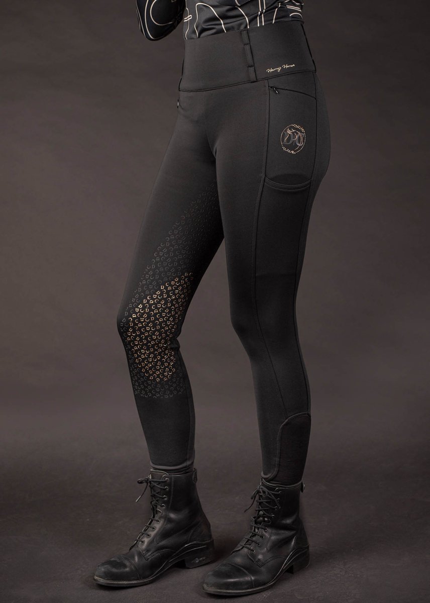 Harry's Horse Paardrijlegging Harry's Horse Denici Cavalli Stardust Full Grip Zwart - 36
