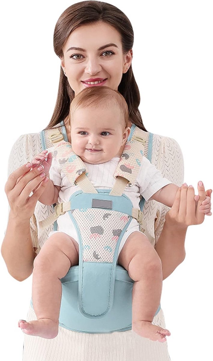 Ergonomische Babydrager Heupzitje Multifunctioneel 0-36 Maanden Ademend