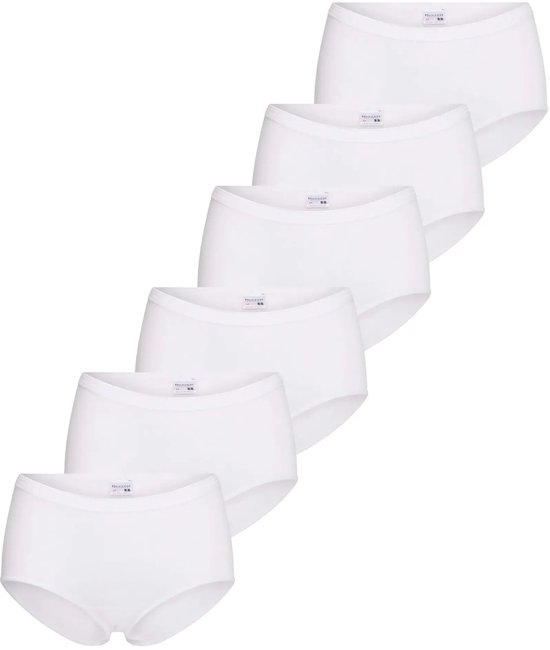 Beeren 6-pak dames heupslips comfort - Voordeelverpakking - Aanbieding - Multipack - Wit / L