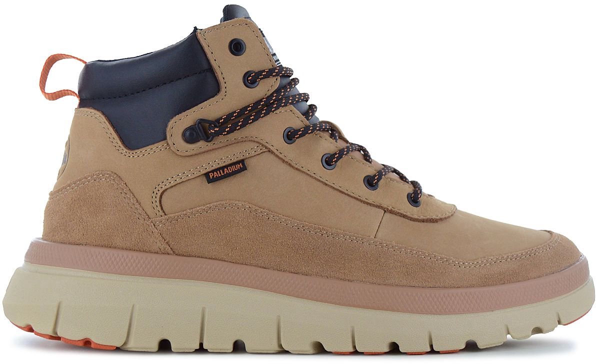PALLADIUM Pallaflex Cuff M Heren Sneaker-Boot Laarzen Schoenen Leer 09509-254-M Bruin