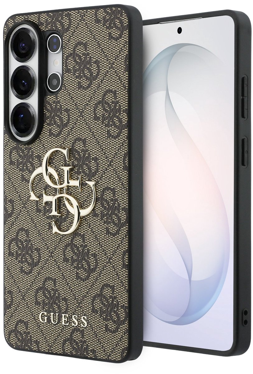 Guess Back cover Galaxy S26 Ultra - Bruin - Slank design met metalen logo