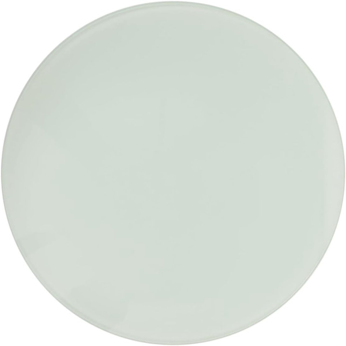 Snijplank Rond - Snijblok Glas - Keukenwerk - Gehard Glas - 30 cm Diameter - Wit
