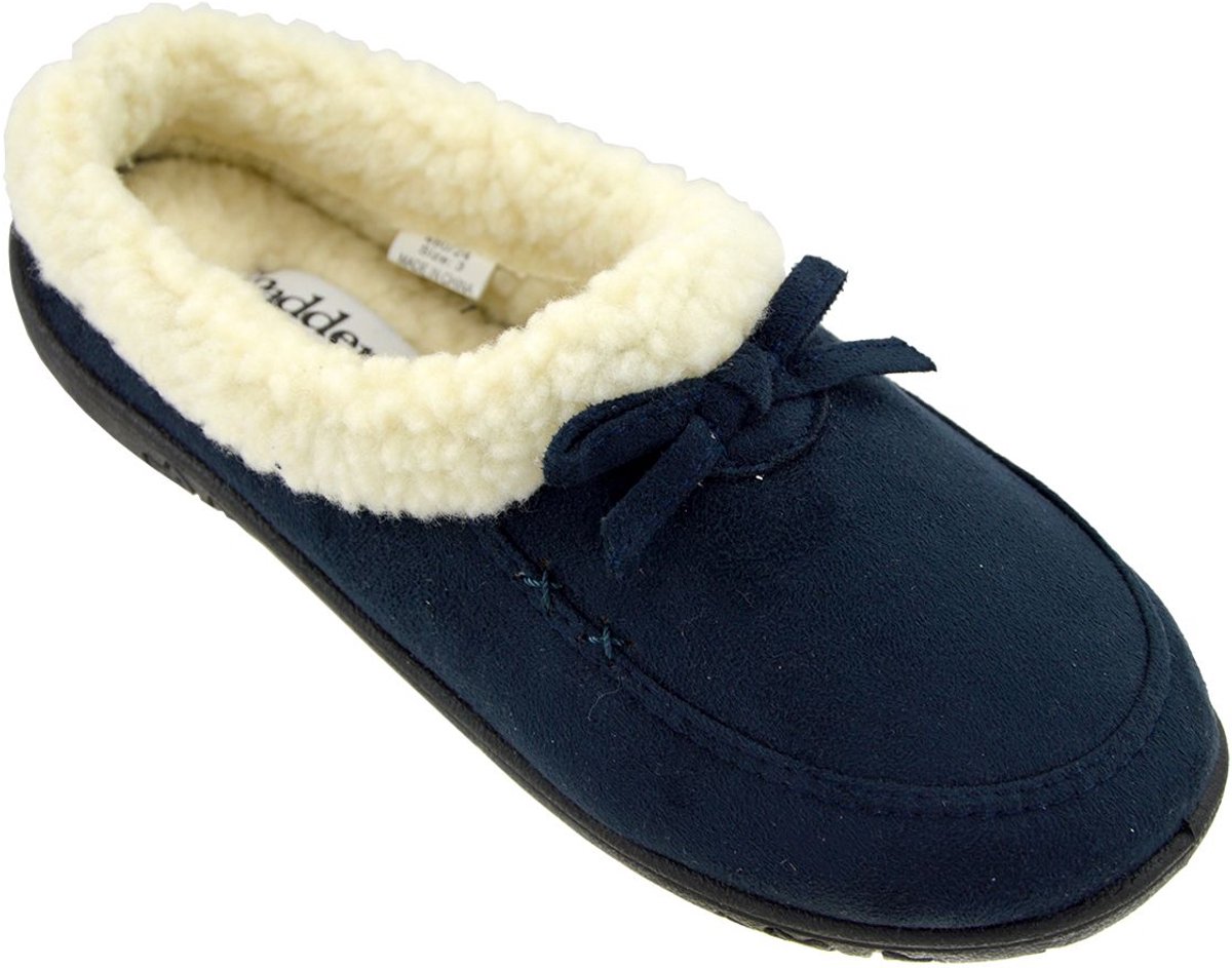 Padders -Dames - blauw donker - pantoffels - maat 37
