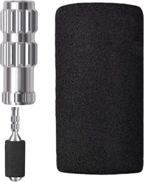 Fietspomp Adapterset - Ventiel Adapter - Banden Opblazen - Universele Compatibiliteit - Compact Formaat - Zilver — afbeelding 5