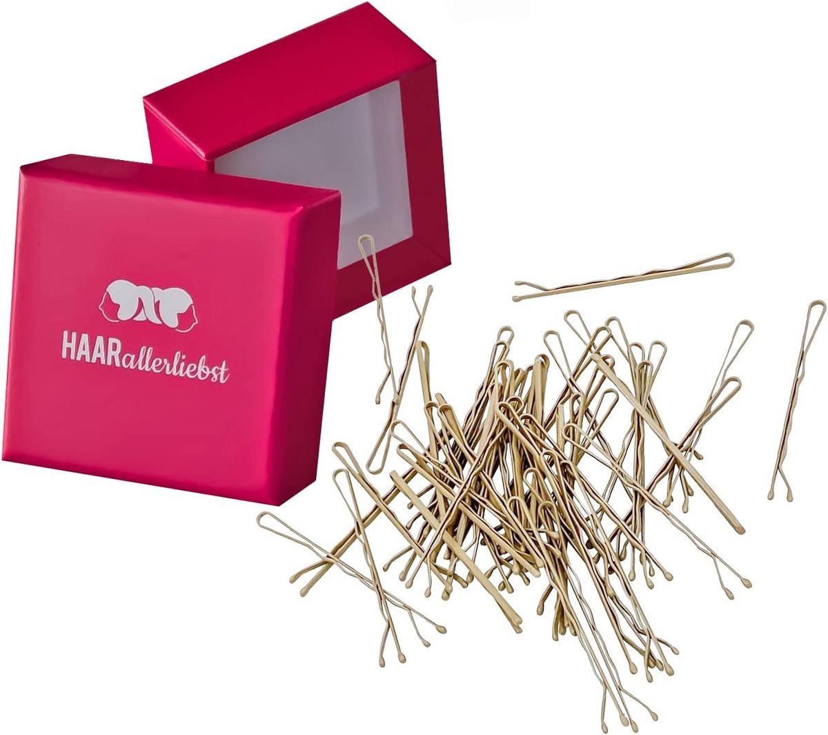 Haarklemmen Blond - Bobbypins Set - Haar Styling - Extreem Stabiel Ontwerp - 5cm Lengte - Beige