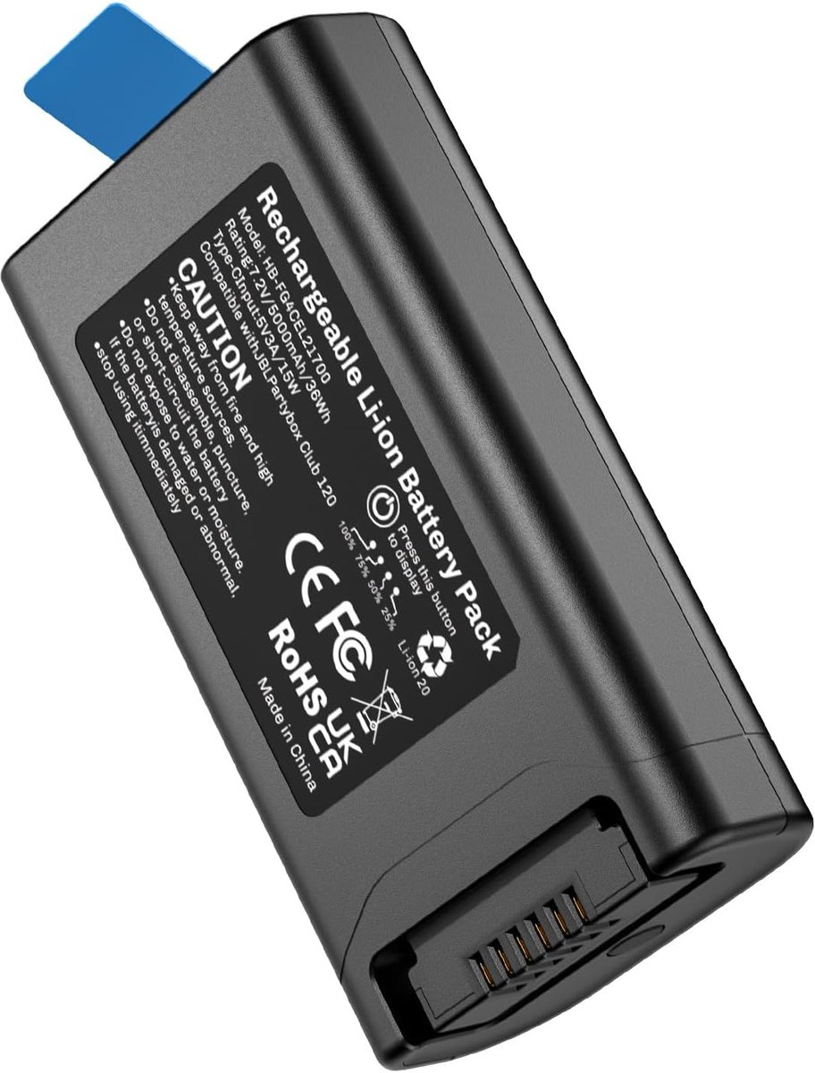 Oplaadbare Batterij - Energiebron - Feestelijke Geluiden - Hoge Capaciteit - 5000mAh