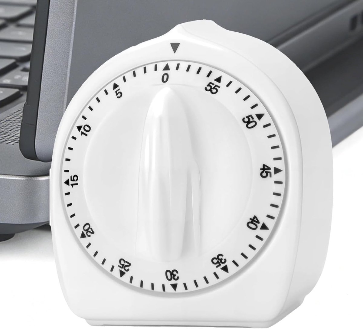 Mechanische Kookwekker - Opwind Timer - Keuken Gebruik - Luid Alarm - 8x8 Cm