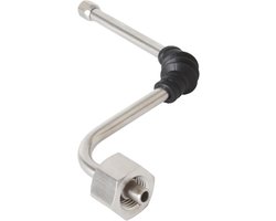 Stoompijp - Melkopschuimer - Espresso bereiden - Nauwkeurige melkopschuiming - 11x8x2 cm - Zwart
