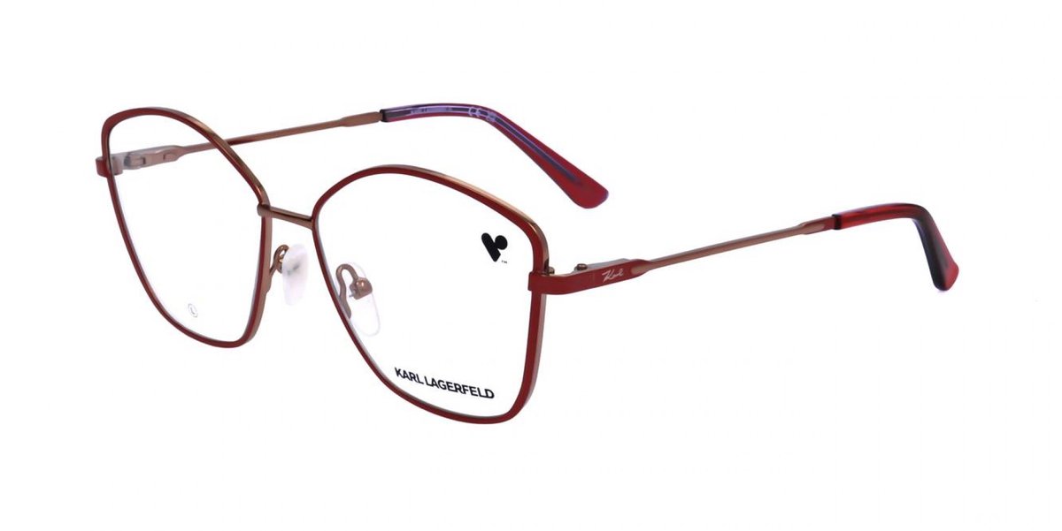Karl Lagerfeld KL345 Red 54/15/140 WOMAN Brilmonturen