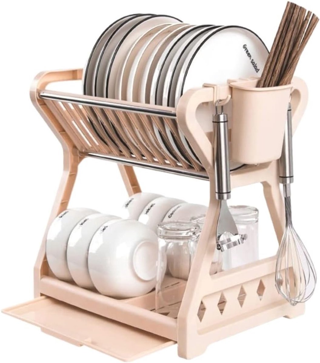 Keuken Organizer - Aanrecht Opslagrek - Vaat Afvoeren - Multi-layer Ontwerp - Grote Capaciteit
