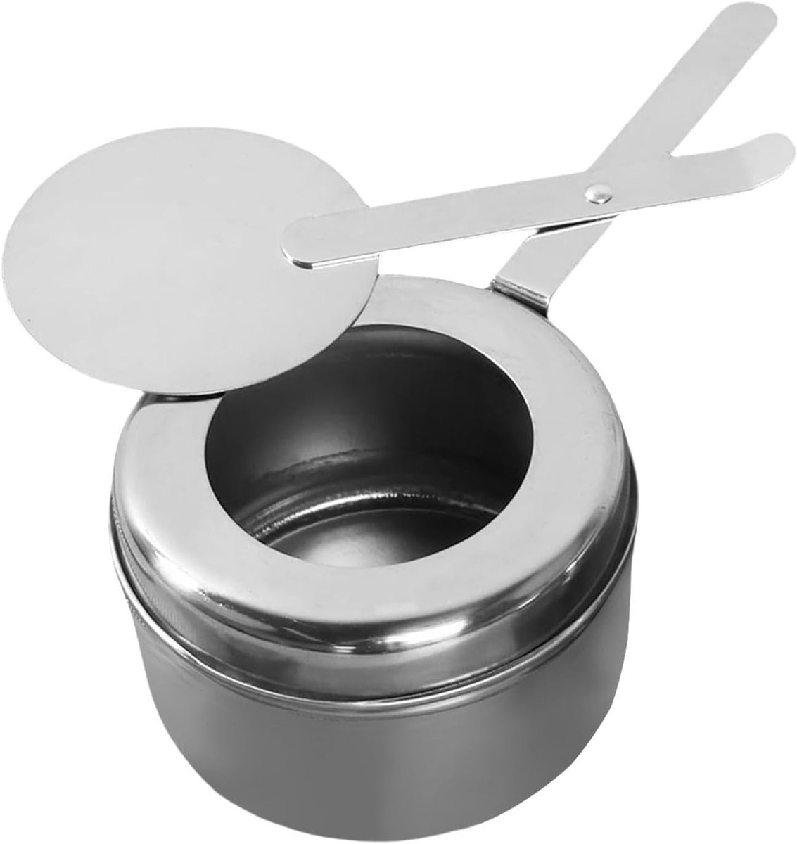 Thermohouder - Warmhoudbak - Voedselwarmhouding - Roestvrij staal - 16x9x6 cm - Zilver
