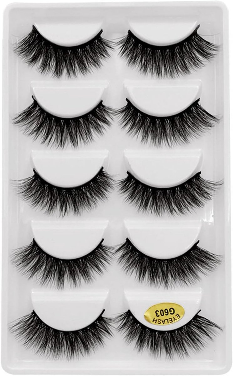 Nepwimpers - Valse Wimperstrips - Oog Make-up - Natuurlijke Look - 1.2 cm Lengte - Zwart