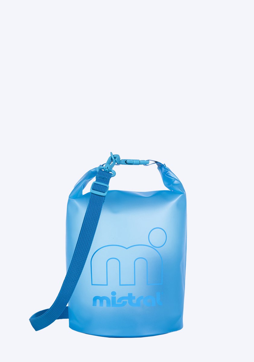 Mistral Dry Bag | Droogtas 5L | Doorschijnend Blauw | Bachelor Button | Waterdichte Tas | Voor SUP, Kajak en Strand