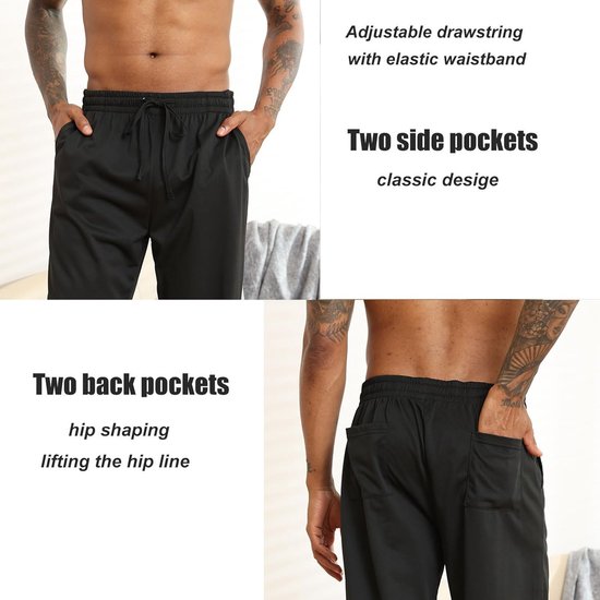 Sportbroek Heren - Lange joggingbroek - Actieve levensstijl - Ademend materiaal - M-4XL — afbeelding 2