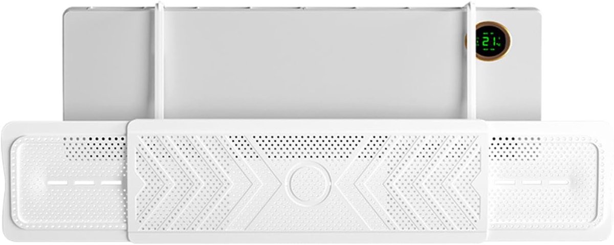 Luchtkanaalverdeelder - Windafleider - Airconditioning - Uitschuifbaar Zelfklevend - 60-94 cm