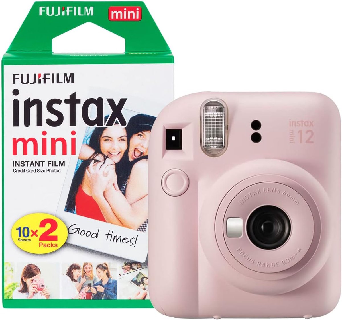 Direct Klaar Camera - Instant Camera - Feestjes en Herinneringen - Automatische Belichting - Creditcard Formaat - Bloesem Roze