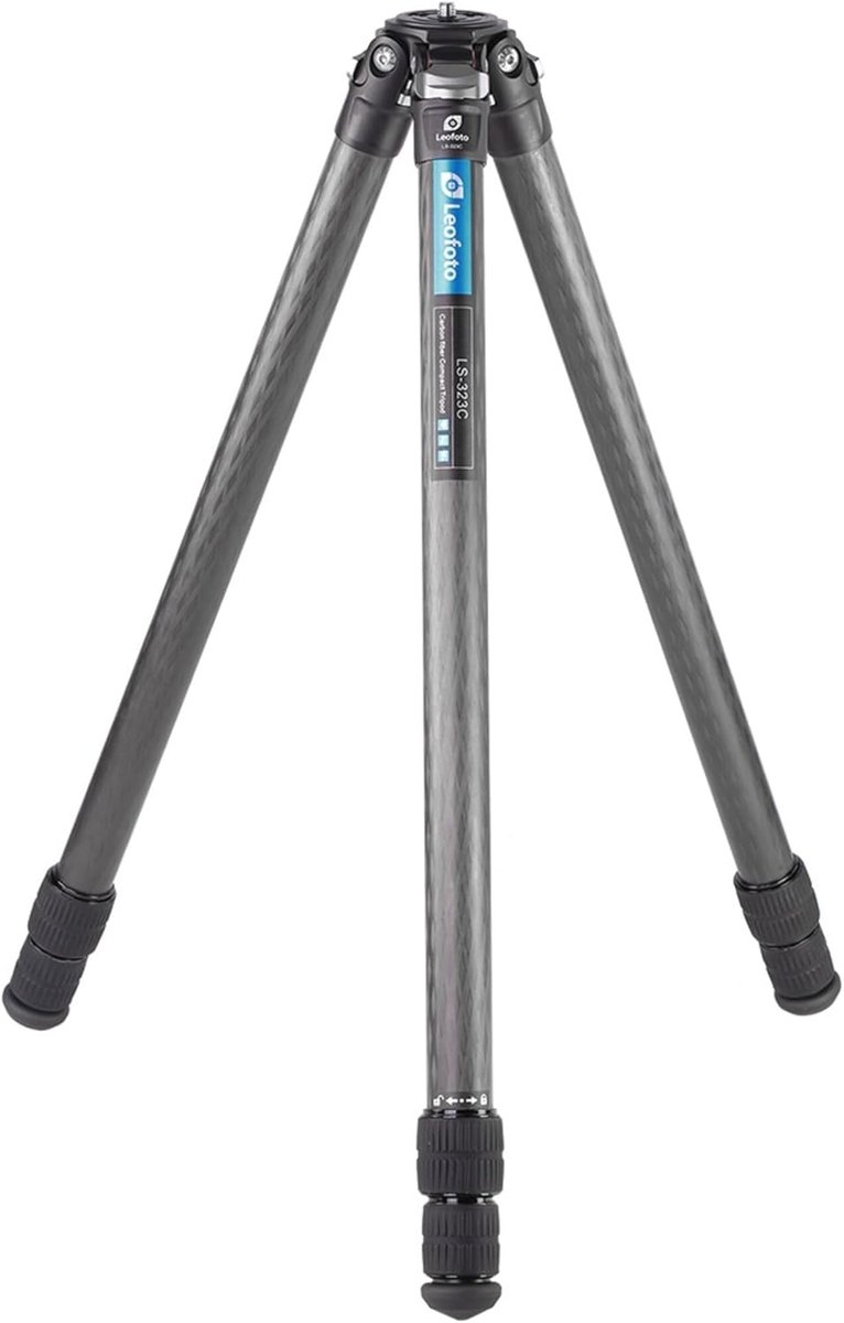 Carbon statief voor camera's met verstelbare poten en balhoofd - Draagvermogen 20kg - Hoogte 9,5 tot 152 cm