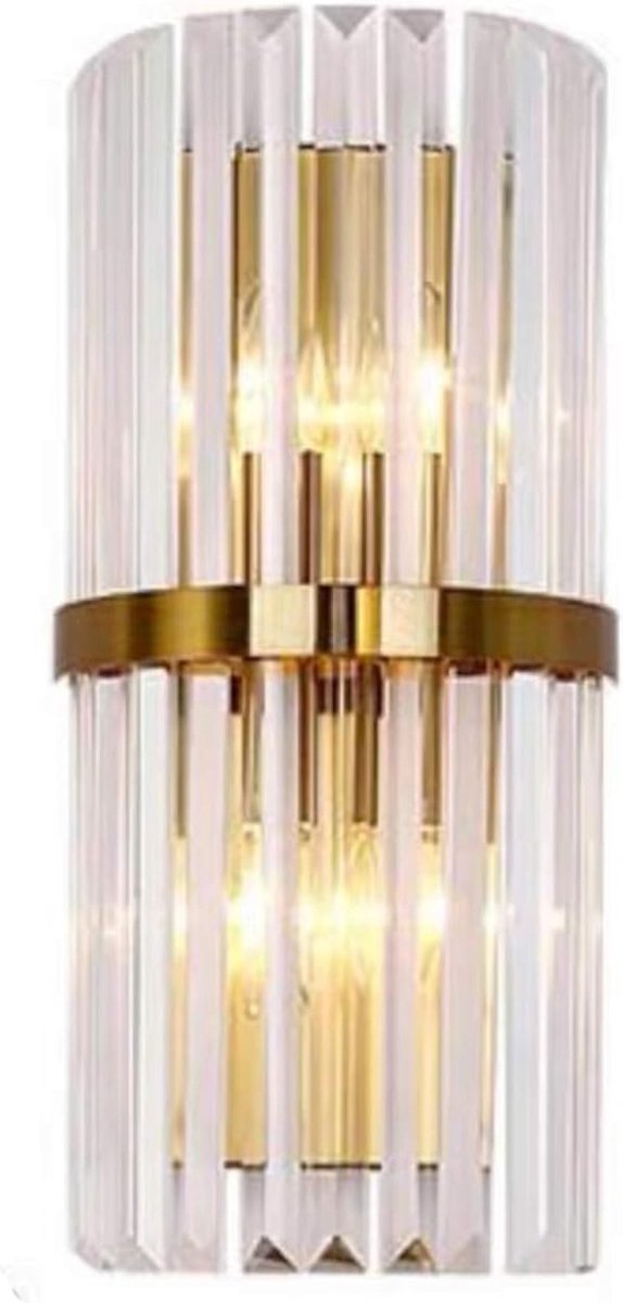 Moderne Kristallen Wandkandelaar 17,8 inch - Elegante Wandlamp voor Binnengebruik