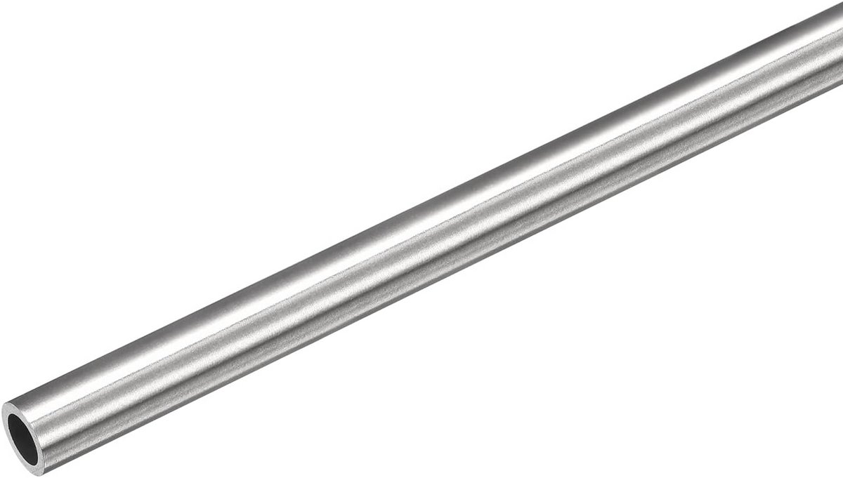 Roestvrijstalen capillaire buis 6,5 mm OD x 1 mm wanddikte - 250 mm lengte
