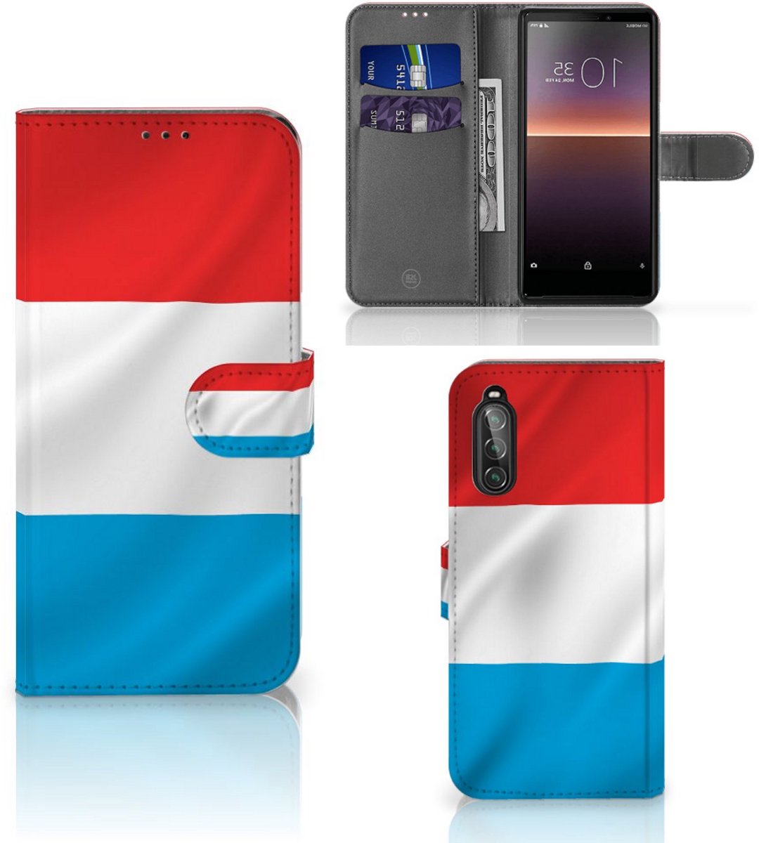 Sony Xperia 10 II Bookstyle Case Luxemburg